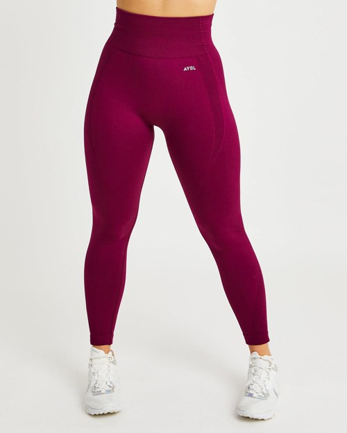 AYBL Balance V2 Seamless Leggings Fioletowe | 876234-ZSR