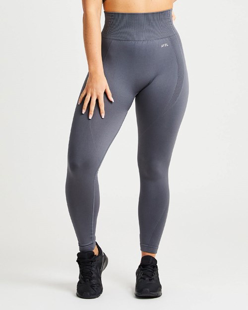 AYBL Balance V2 Seamless Leggings Szare | 024396-AKF