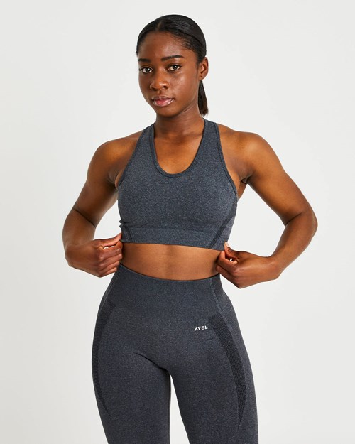 AYBL Balance V2 Seamless Sports Bra Czarne | 609247-AIX