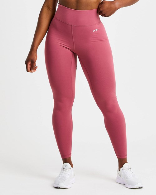 AYBL Core Leggings Czerwone | 760543-FVI