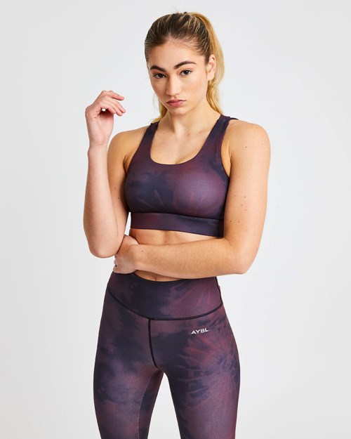 AYBL Core Sports Bra Czerwone | 592106-JTG