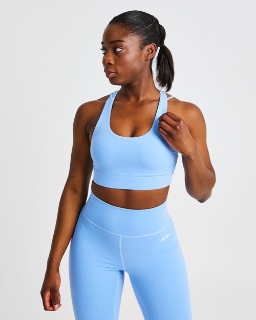 AYBL Core Sports Bra Niebieskie | 958136-XER