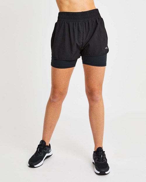 AYBL Define Shorts Czarne | 582673-LRI