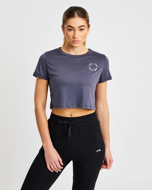 AYBL Element Crop Top Charcoal | 149627-FMV