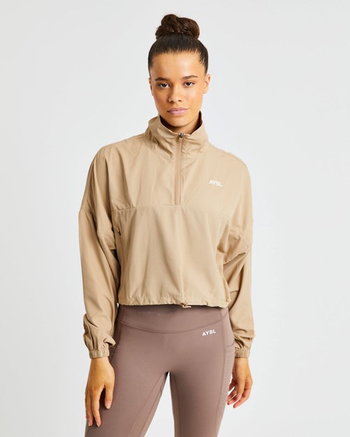 AYBL Everyday 1/2 Zip Pullover Nude | 370421-UDI