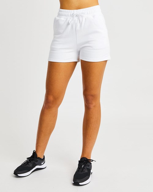 AYBL Everyday Oversized Shorts Białe | 064271-RGS