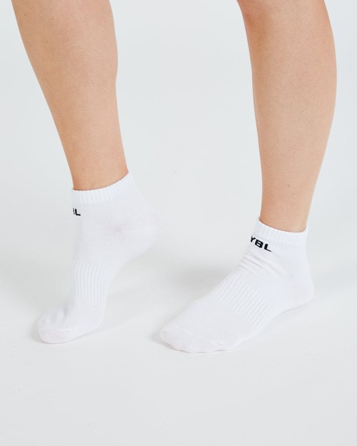 AYBL Everyday Trainer Socks (3 Pack) Białe | 976435-NRL