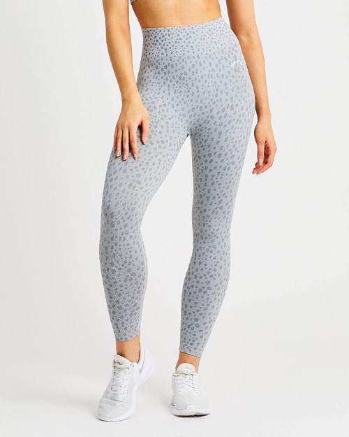 AYBL Evolve Speckle Seamless Leggings Głęboka Szare | 289471-EIH