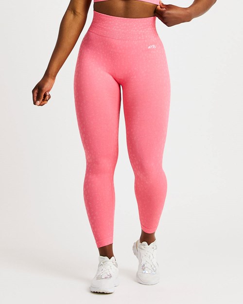 AYBL Evolve Speckle Seamless Leggings Koralowe Różowe | 768104-VPX