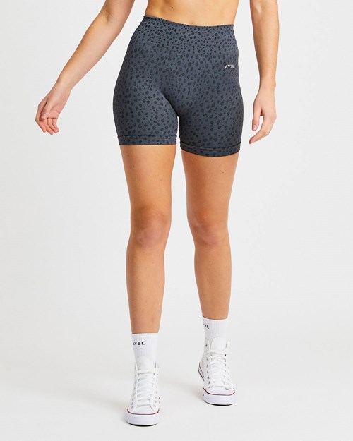 AYBL Evolve Speckle Seamless Shorts Charcoal | 143789-CQR