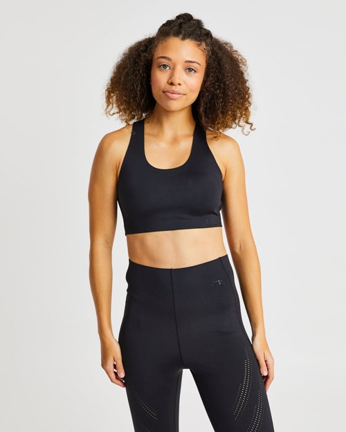 AYBL Fusion Sports Bra Czarne | 815247-CKI