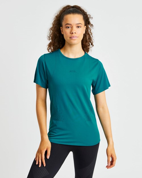 AYBL Ignite T Shirt Hyper Teal | 615247-FYD