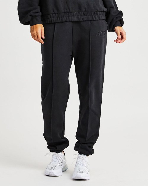 AYBL Luxe Joggers Czarne | 516927-WCV