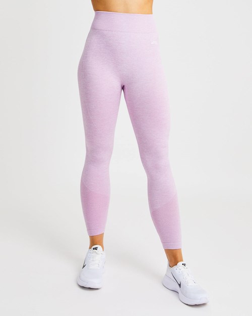 AYBL Motion Seamless Leggings Różowe | 794132-WLY