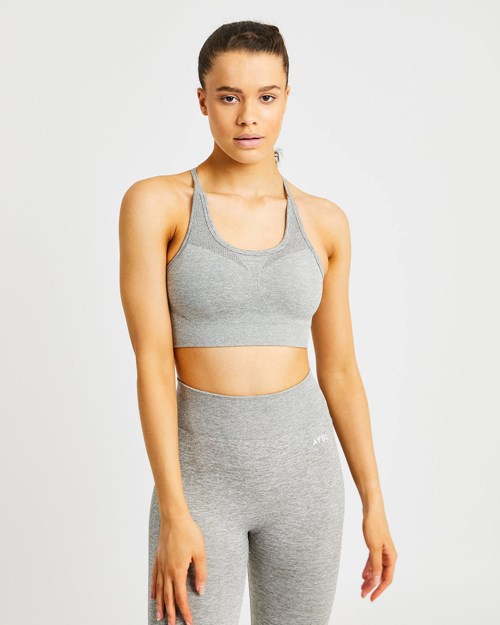 AYBL Motion Seamless Sports Bra Khaki | 589762-HTJ