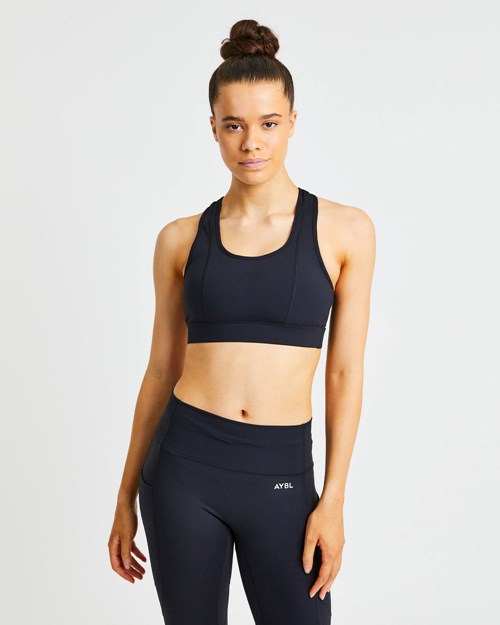 AYBL Pace Sports Bra Czarne | 204397-CSL