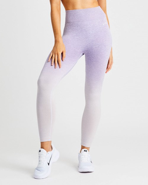 AYBL Pulse Ombré Seamless Leggings Lilac | 537192-MOR