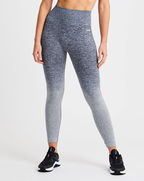 AYBL Pulse Ombré Seamless Leggings Szare | 314085-PCB