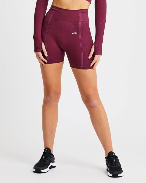 AYBL Reflex Seamless Shorts Plum | 291375-FMX