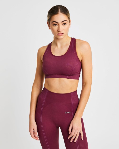 AYBL Reflex Seamless Sports Bra Plum | 034728-PGM