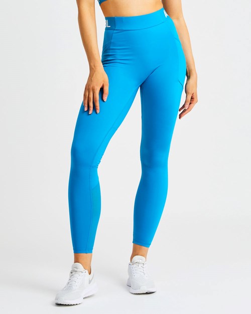 AYBL Treningowe Leggings Aqua | 710594-FWE