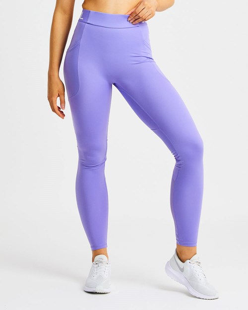 AYBL Treningowe Leggings Fioletowe | 584920-RFJ