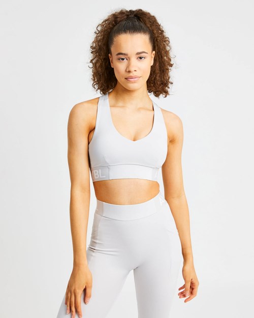 AYBL Treningowe Sports Bra Beżowe | 165920-MAV