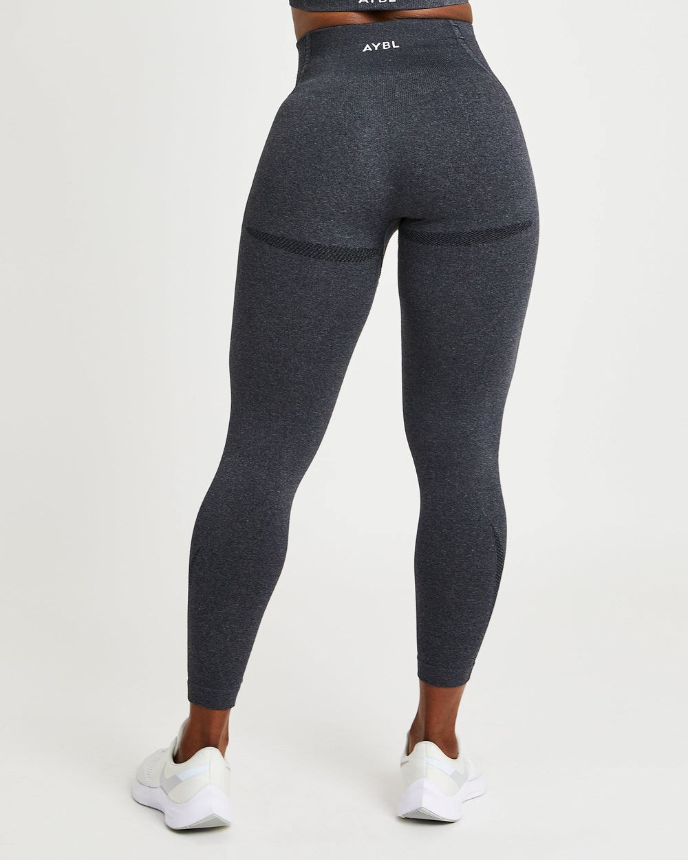 AYBL Balance V2 Seamless Leggings Czarne | 046238-WKQ