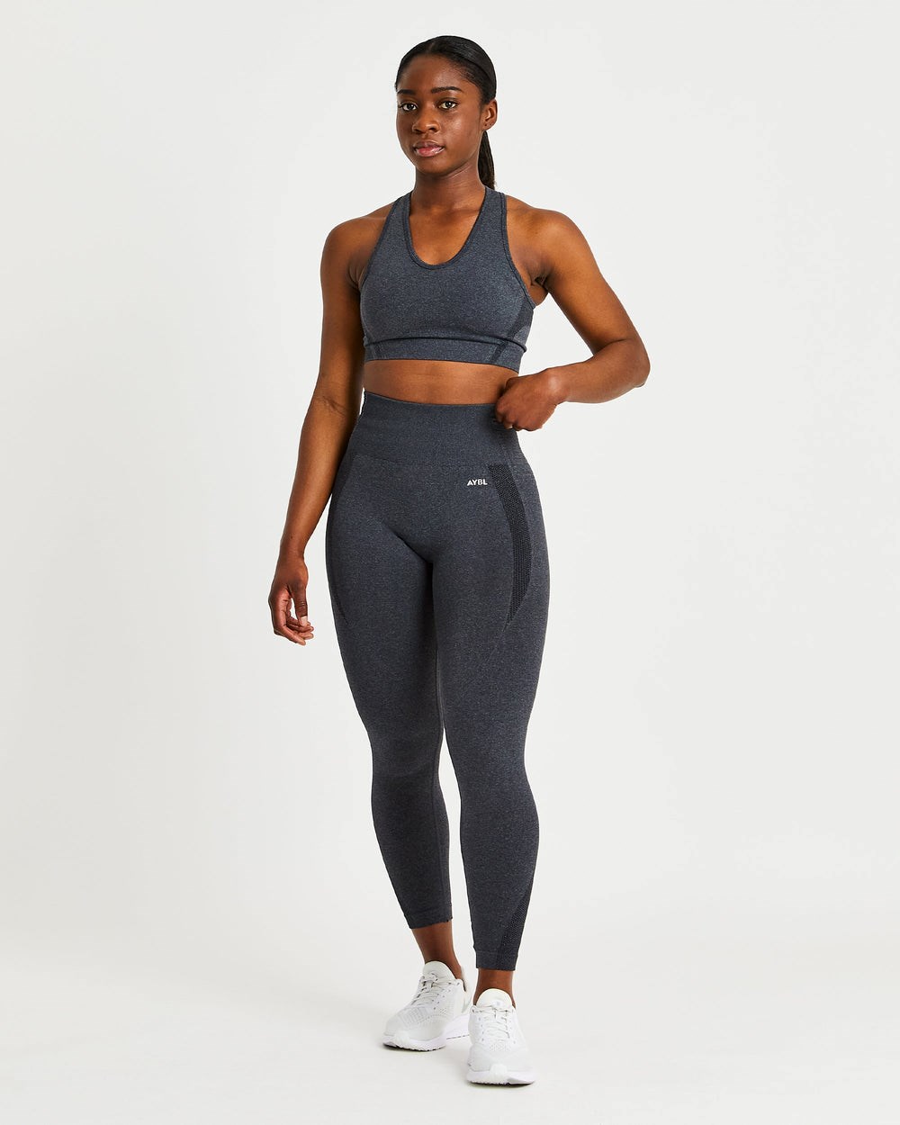 AYBL Balance V2 Seamless Leggings Czarne | 046238-WKQ