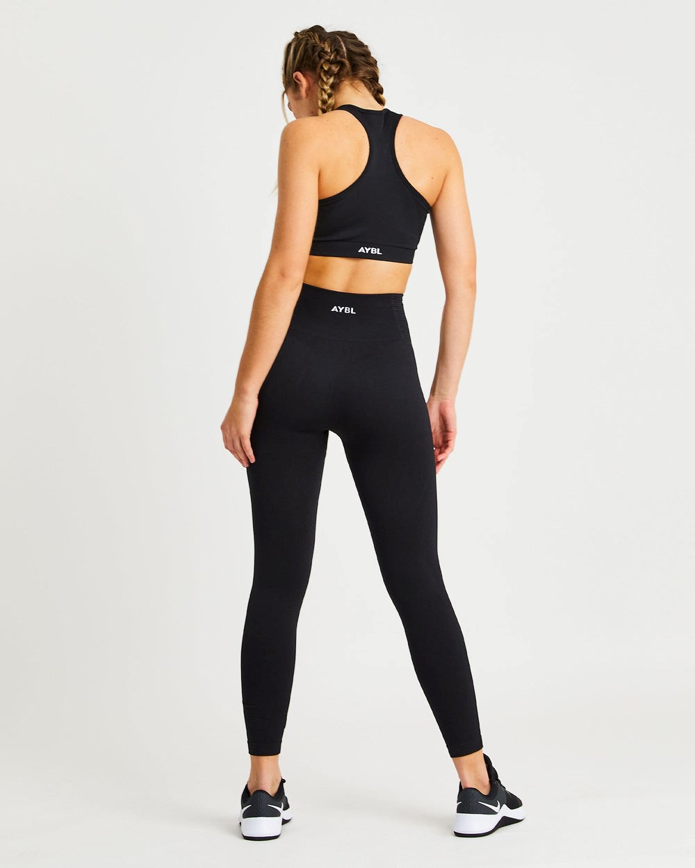 AYBL Balance V2 Seamless Leggings Czarne | 350879-YSV