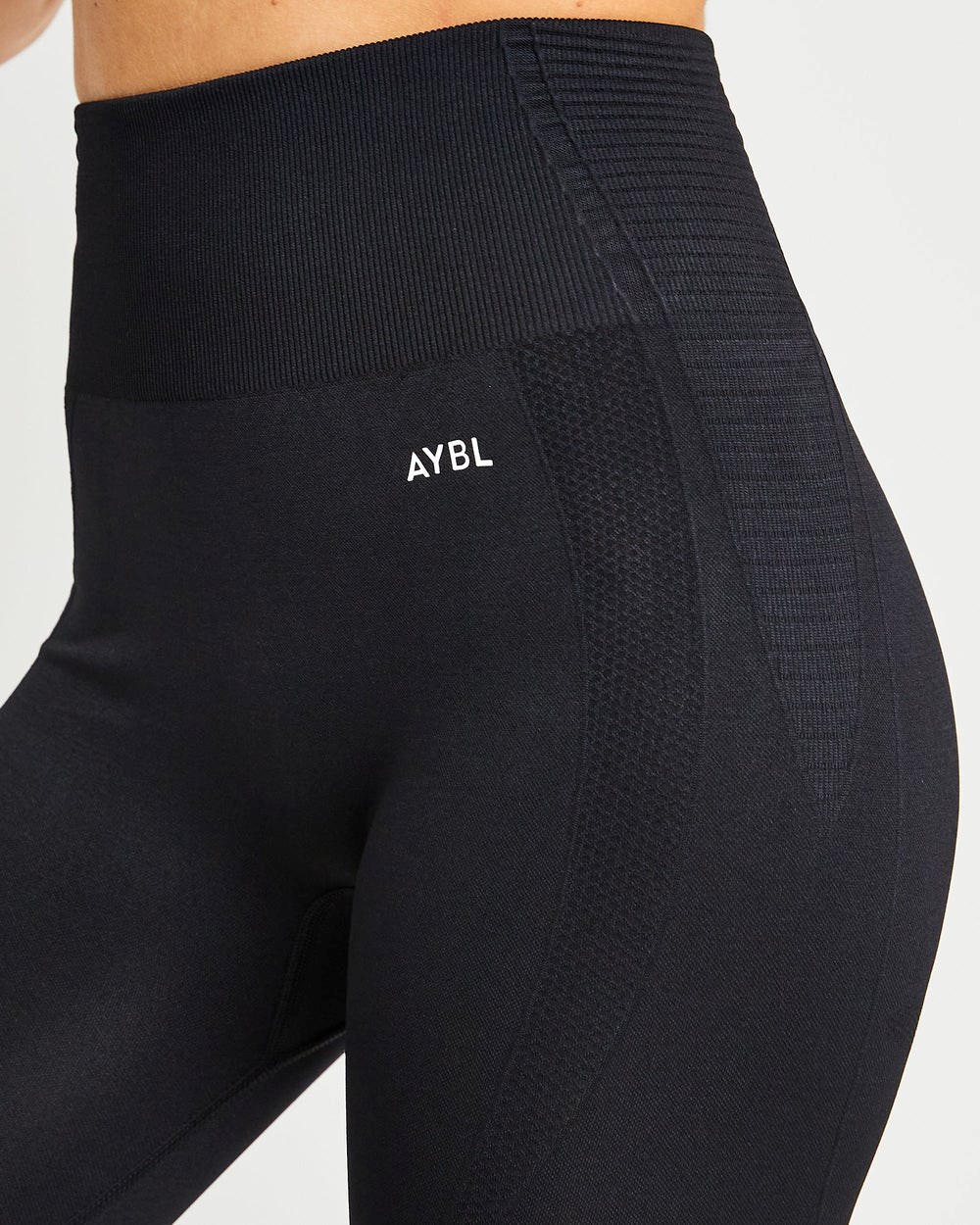 AYBL Balance V2 Seamless Leggings Czarne | 350879-YSV