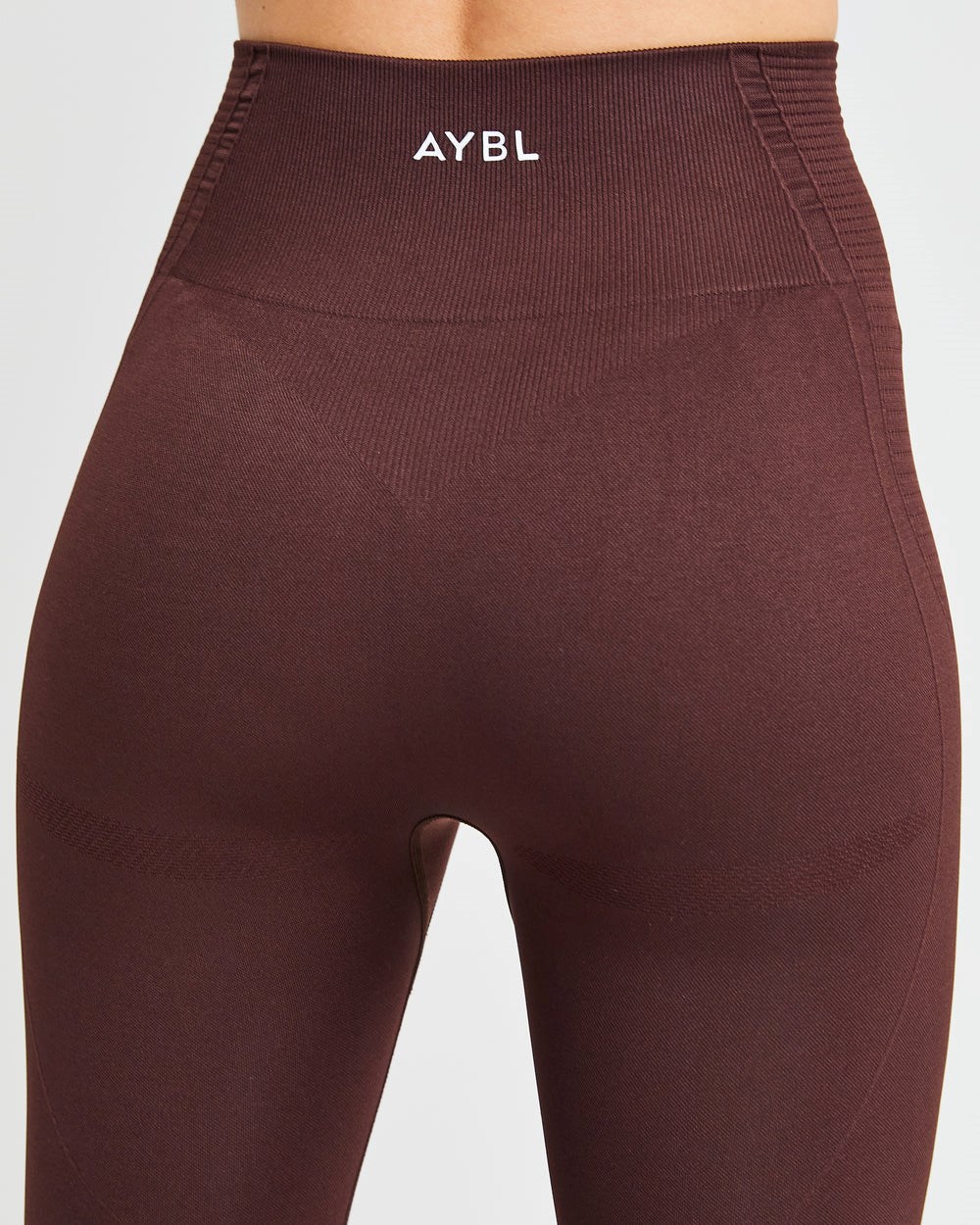 AYBL Balance V2 Seamless Leggings Czekolada Brązowe | 814369-TAL