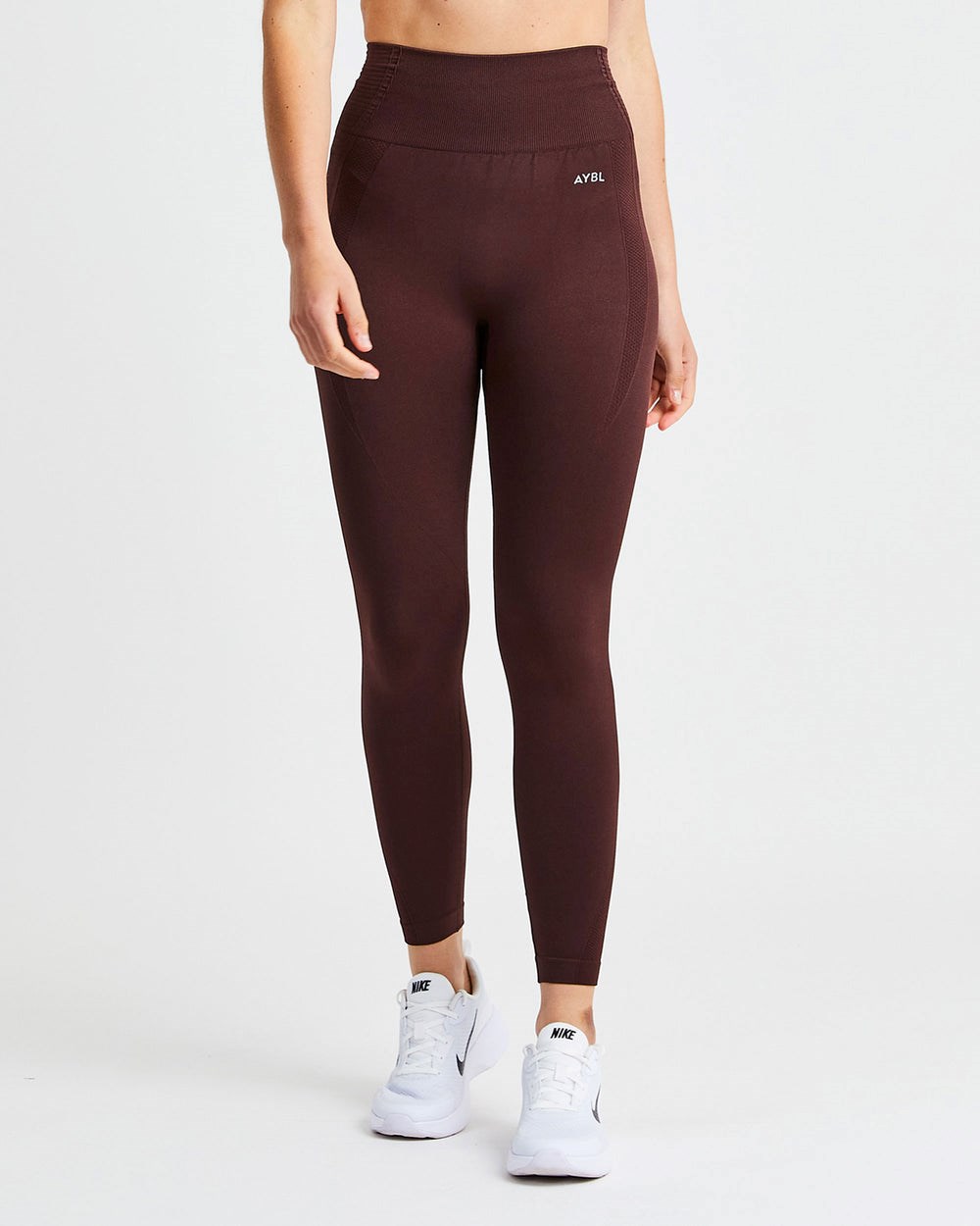 AYBL Balance V2 Seamless Leggings Czekolada Brązowe | 814369-TAL