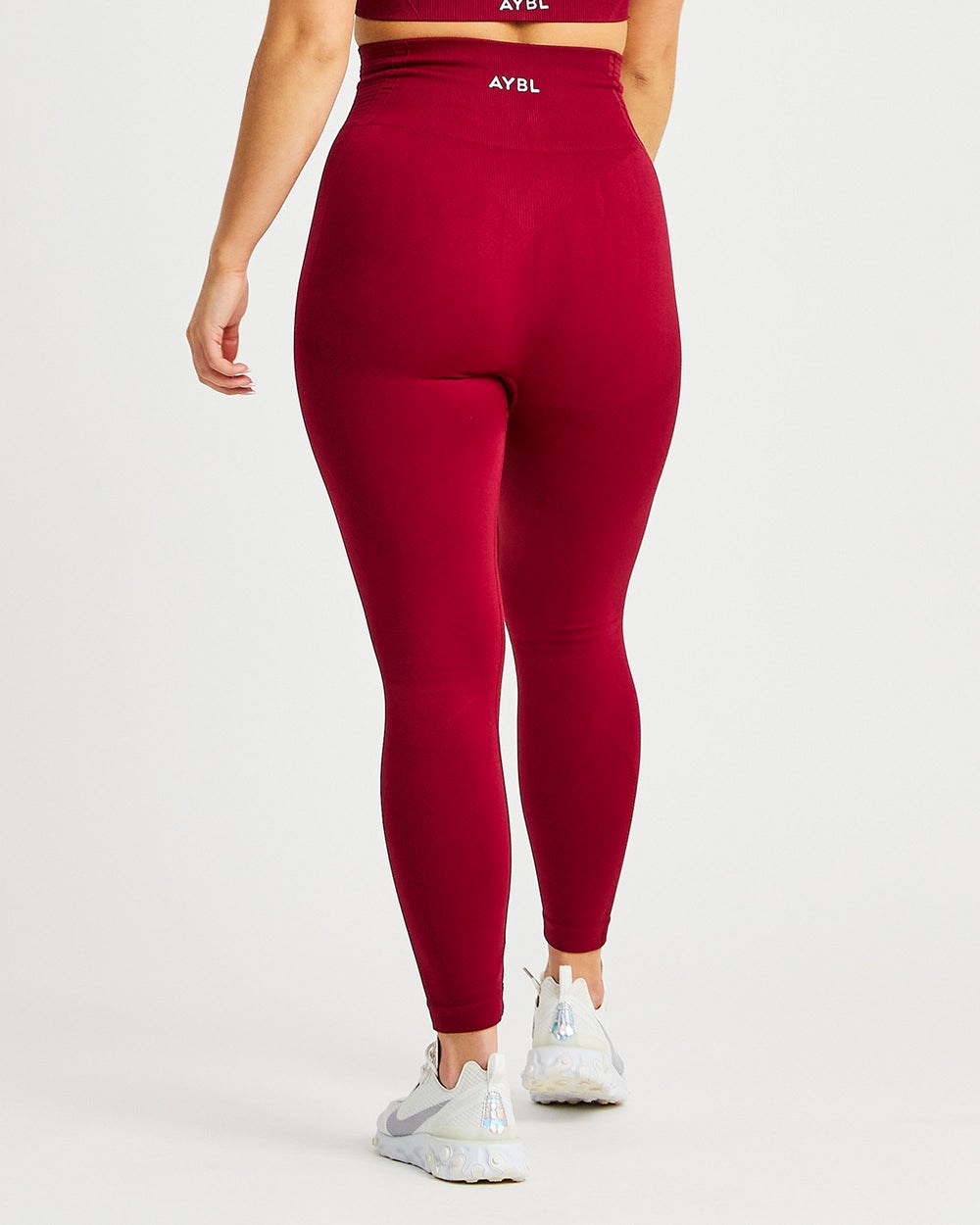 AYBL Balance V2 Seamless Leggings Czerwone | 237415-SFP