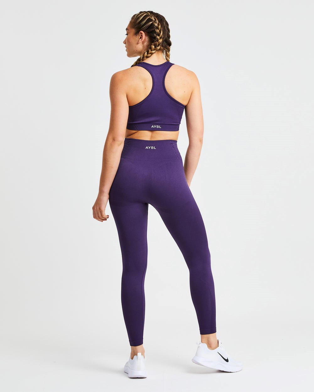 AYBL Balance V2 Seamless Leggings Fioletowe | 795384-QED