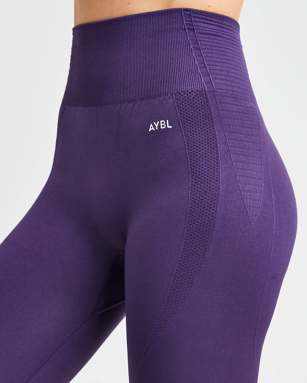 AYBL Balance V2 Seamless Leggings Fioletowe | 795384-QED