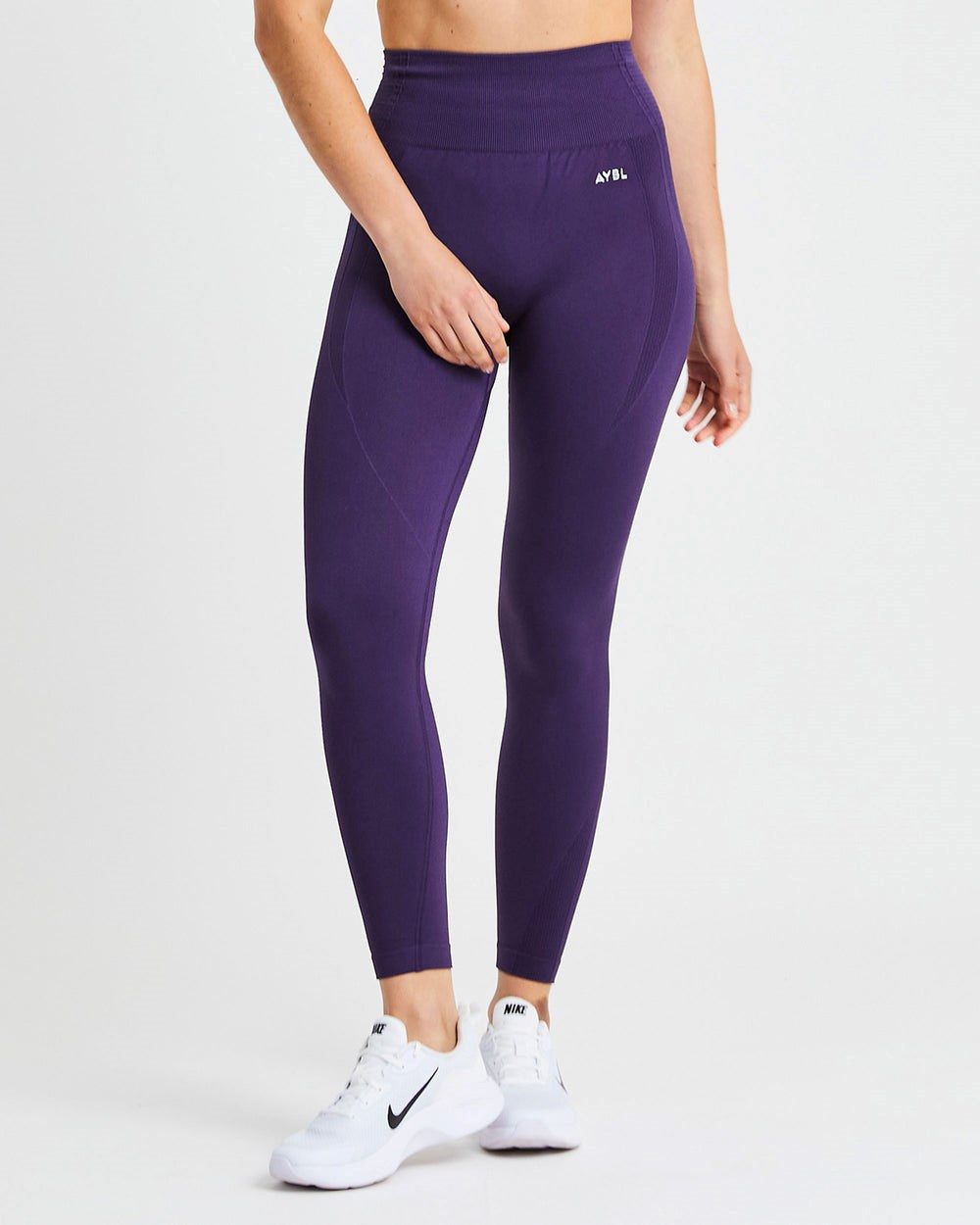 AYBL Balance V2 Seamless Leggings Fioletowe | 795384-QED