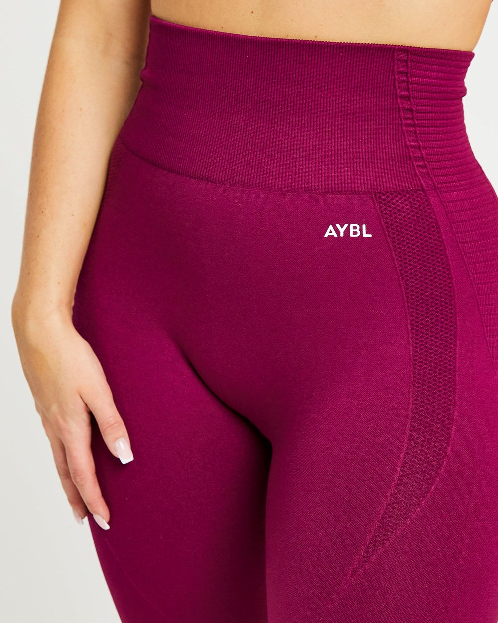 AYBL Balance V2 Seamless Leggings Fioletowe | 876234-ZSR