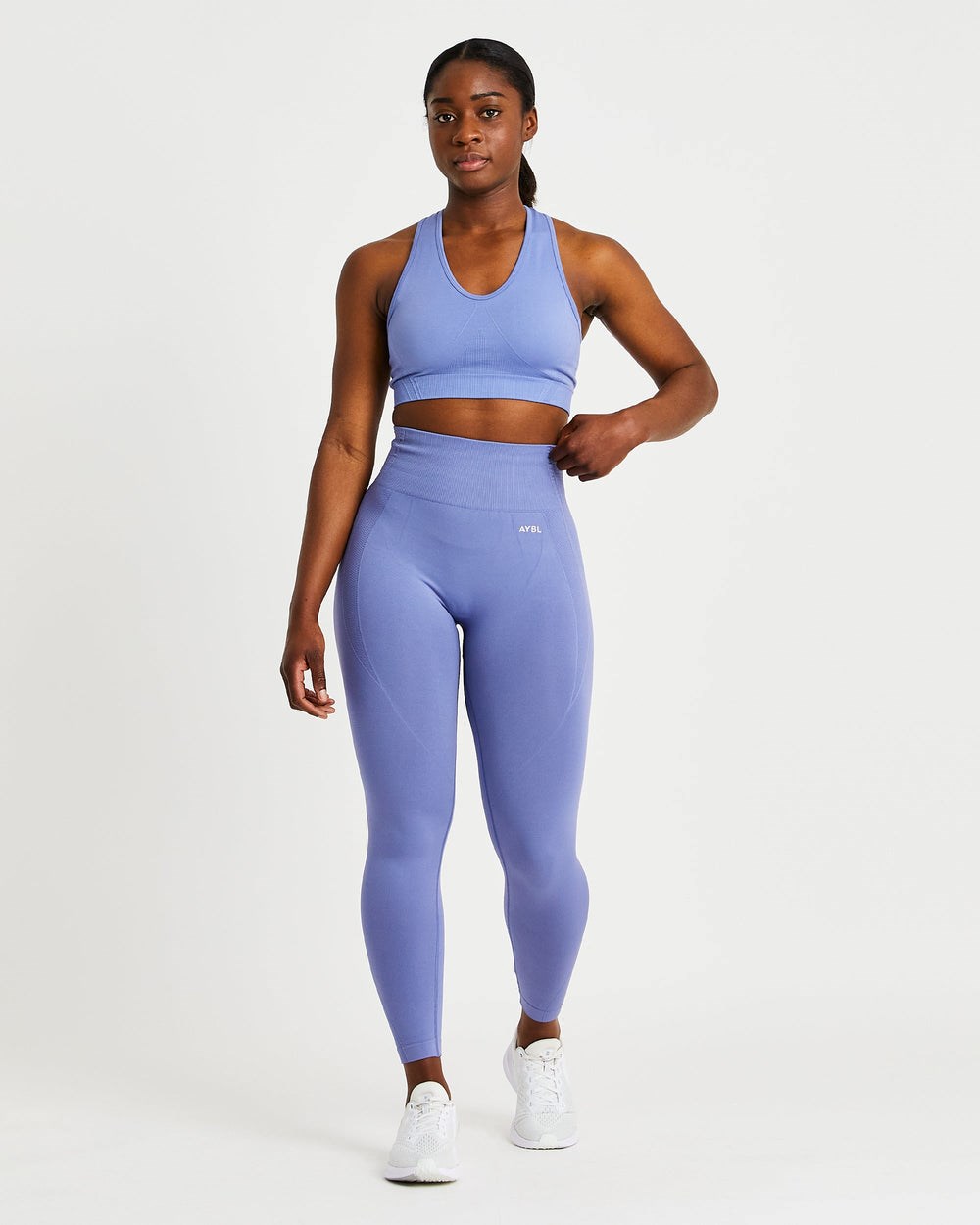 AYBL Balance V2 Seamless Leggings Niebieskie | 175238-XGT