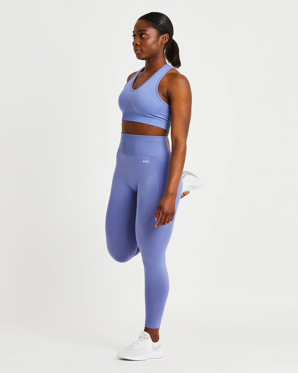 AYBL Balance V2 Seamless Leggings Niebieskie | 175238-XGT