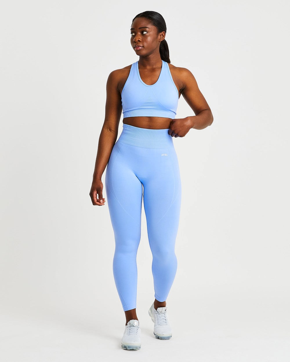 AYBL Balance V2 Seamless Leggings Niebieskie | 845127-SNC