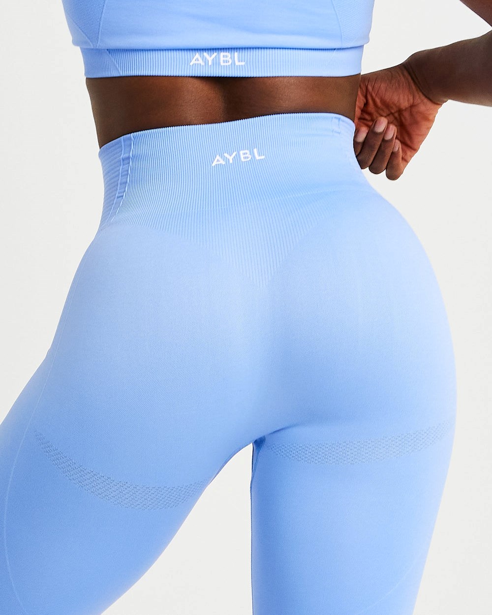 AYBL Balance V2 Seamless Leggings Niebieskie | 845127-SNC