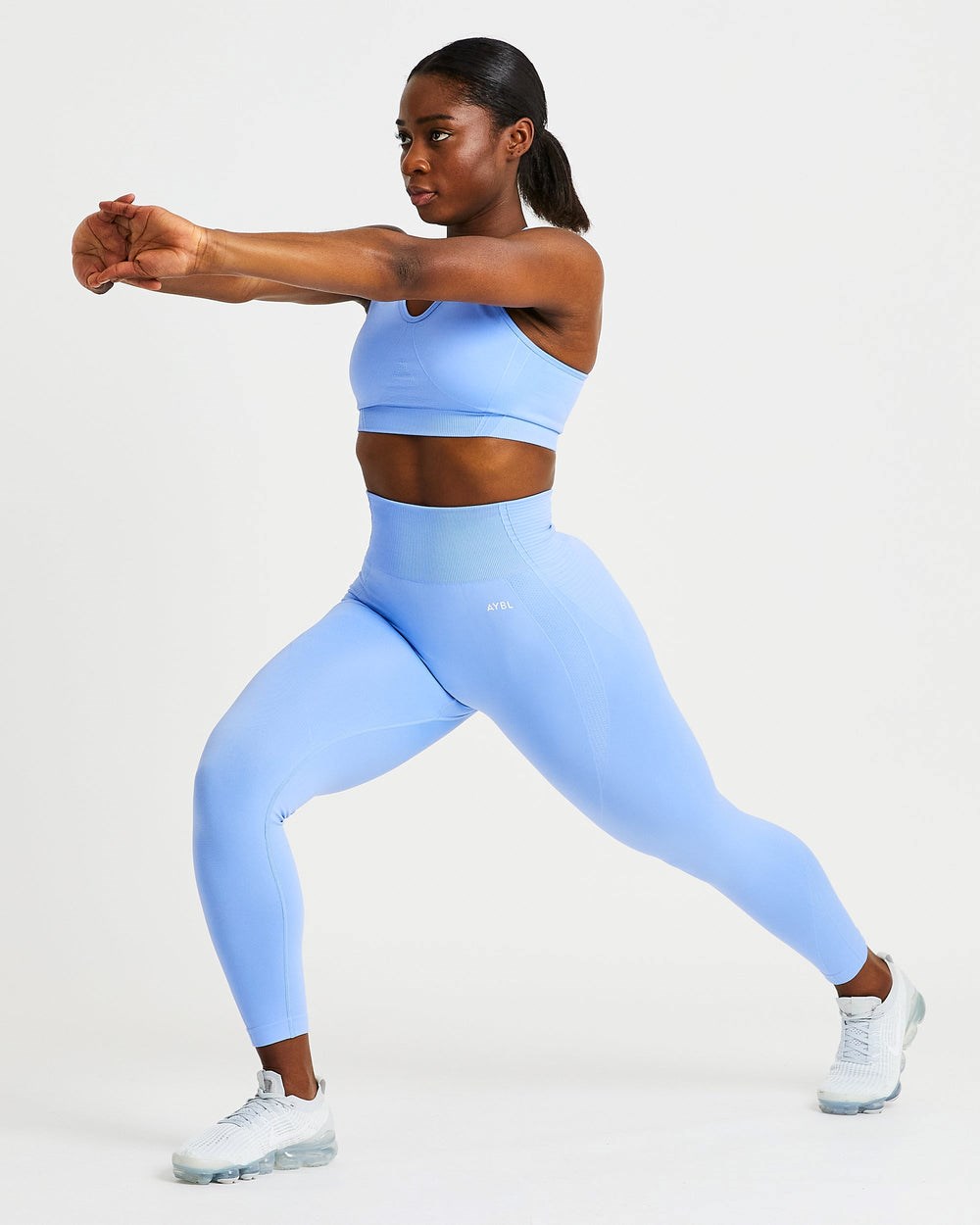 AYBL Balance V2 Seamless Leggings Niebieskie | 845127-SNC