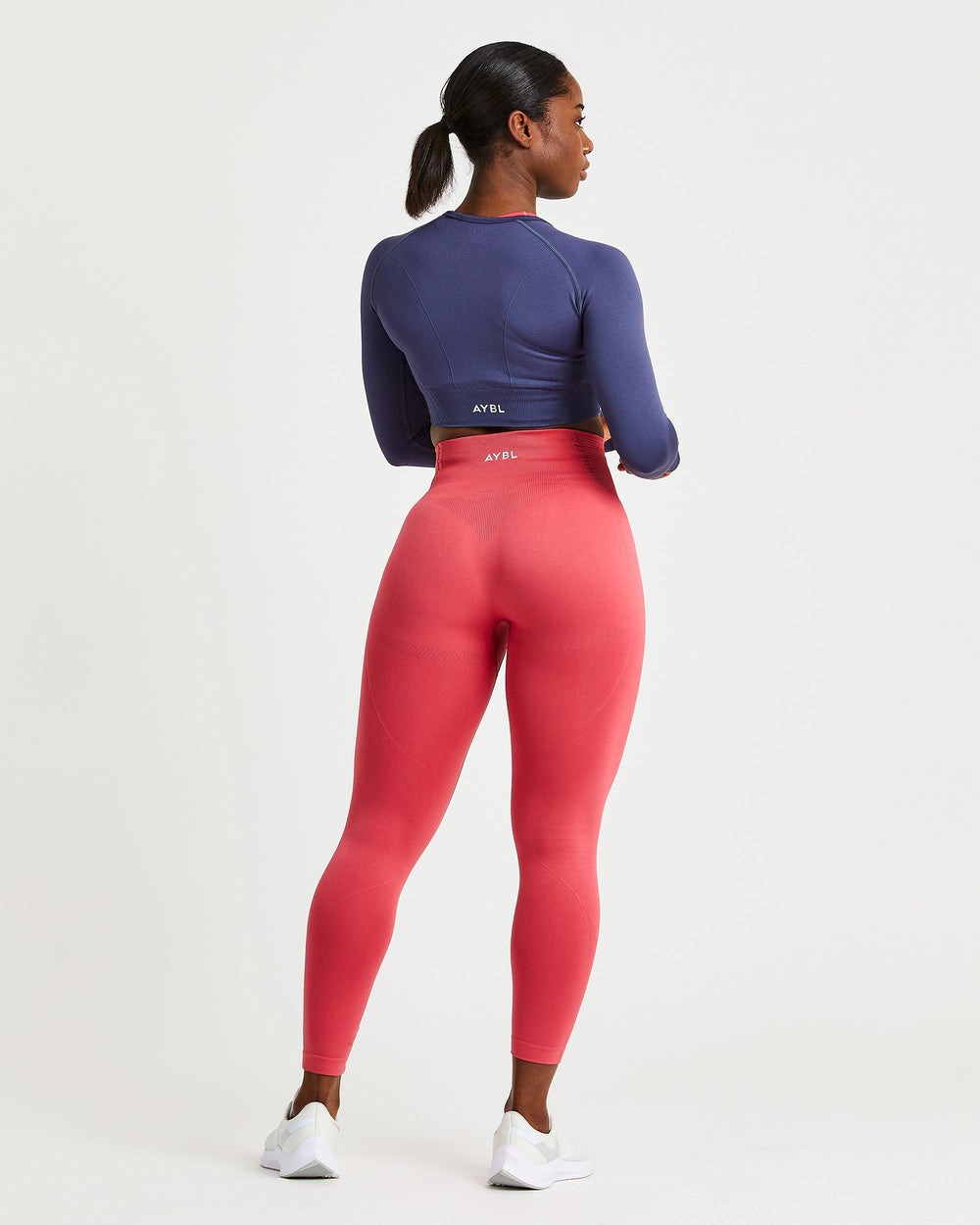 AYBL Balance V2 Seamless Leggings Różowe | 015964-KGE