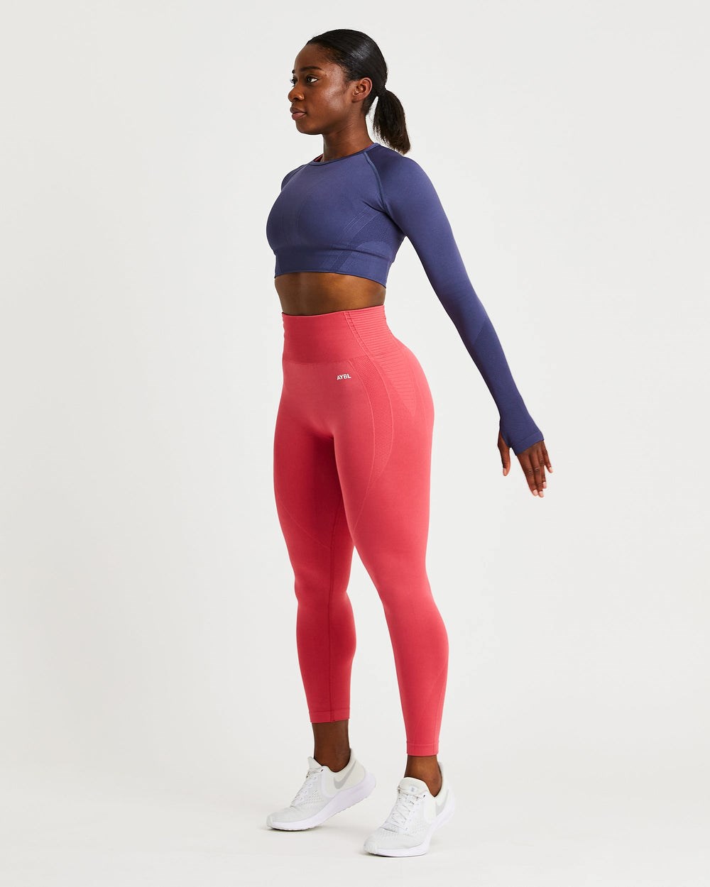 AYBL Balance V2 Seamless Leggings Różowe | 015964-KGE