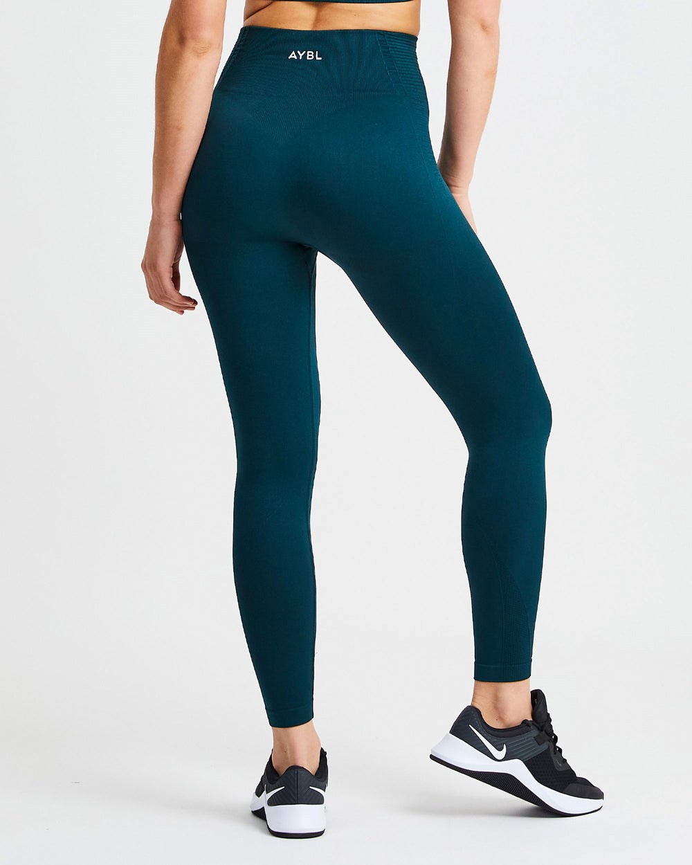 AYBL Balance V2 Seamless Leggings Zielone | 874095-VWT