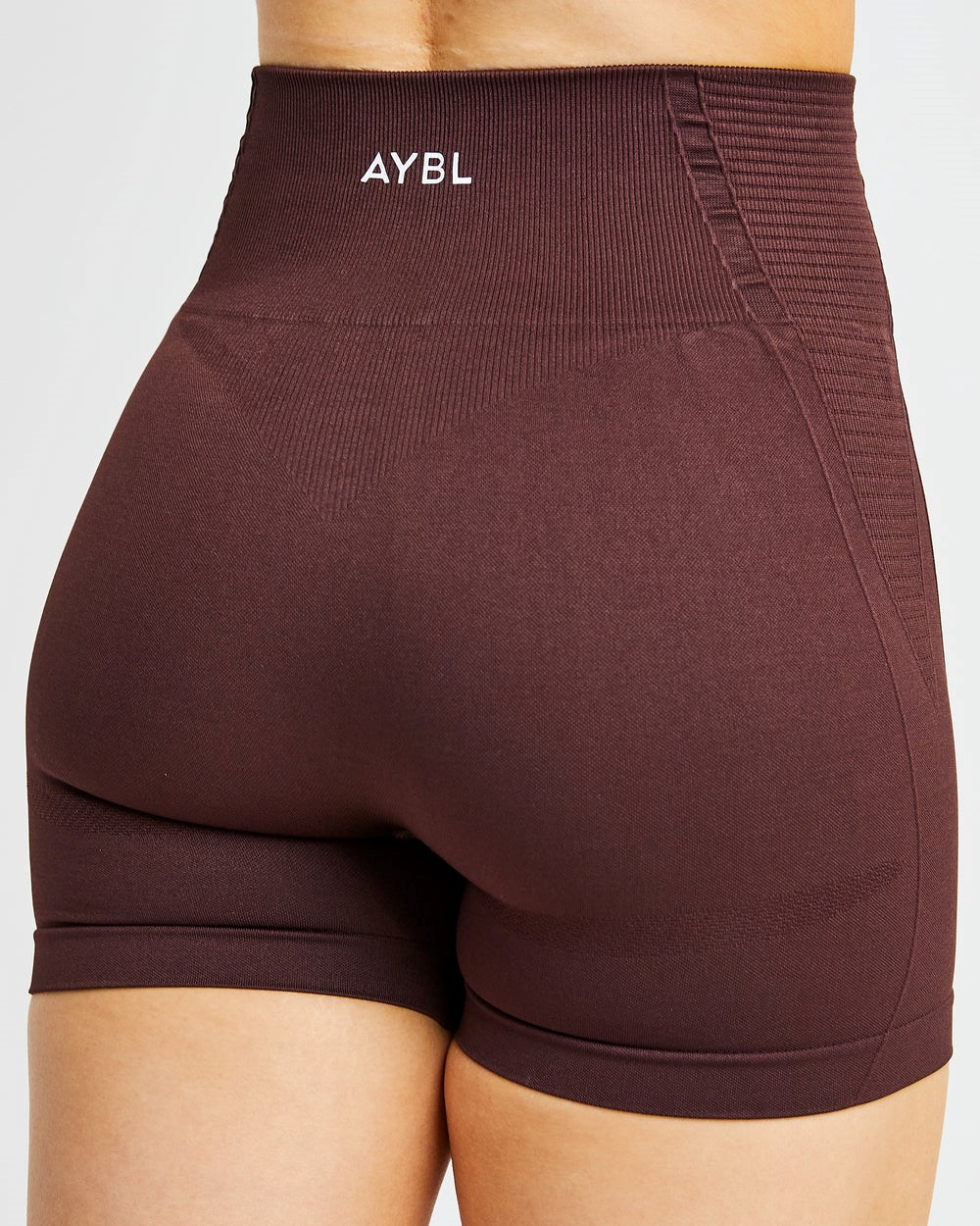 AYBL Balance V2 Seamless Shorts Czekolada Brązowe | 904265-MQG