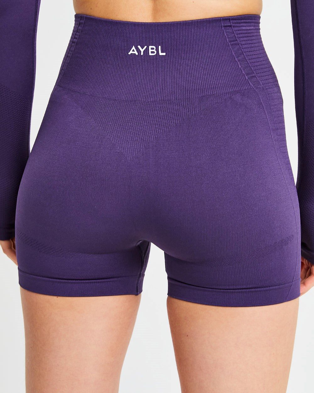 AYBL Balance V2 Seamless Shorts Fioletowe | 192074-YFS