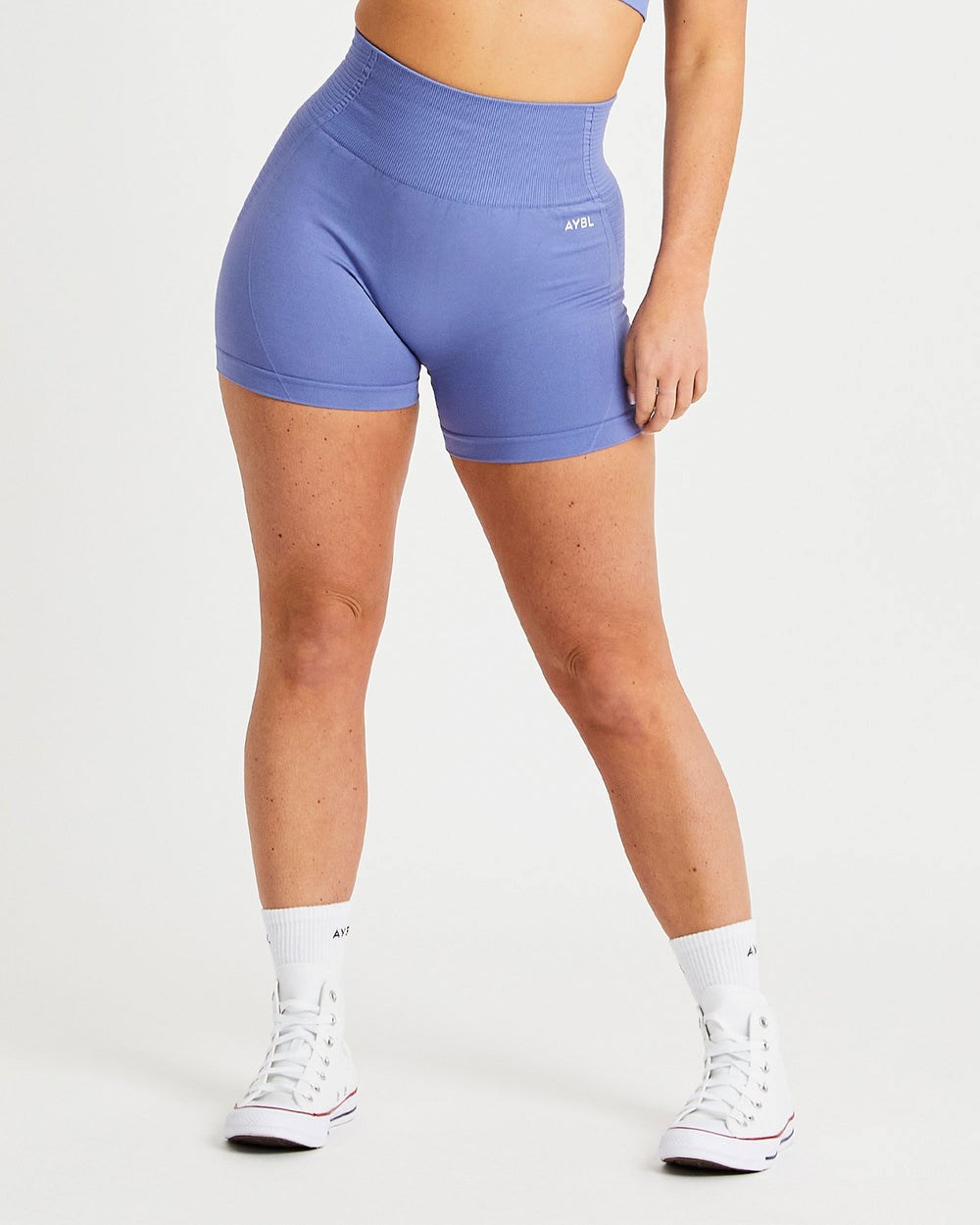 AYBL Balance V2 Seamless Shorts Niebieskie | 417958-AWJ