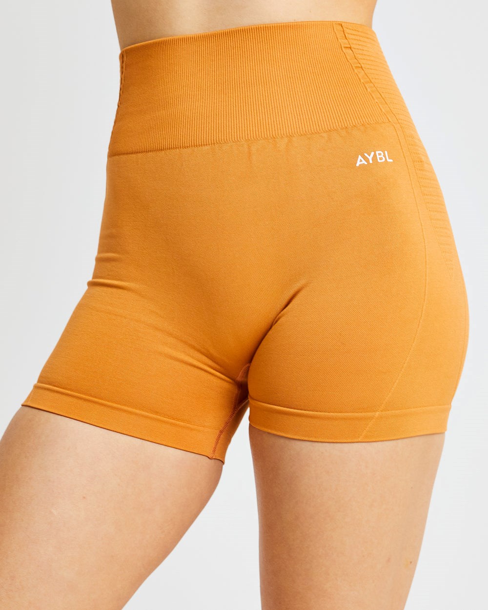 AYBL Balance V2 Seamless Shorts Pomarańczowe | 347208-MYT